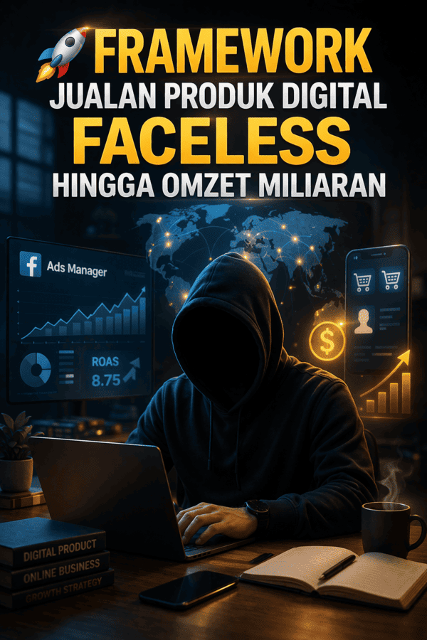 Framework Jualan Produk Digital Faceless hingga Omzet Miliaran