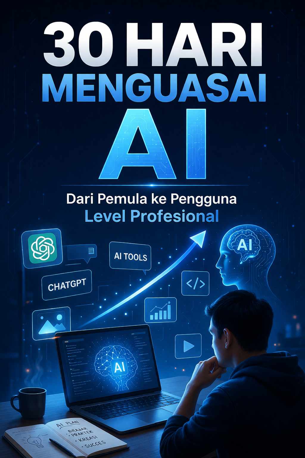 30 Hari Menguasai AI: Dari Pemula ke Pengguna Level Profesional”