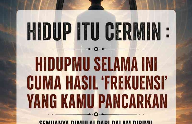 Kamu Adalah Penyebab Semua yang Terjadi di Hidupmu