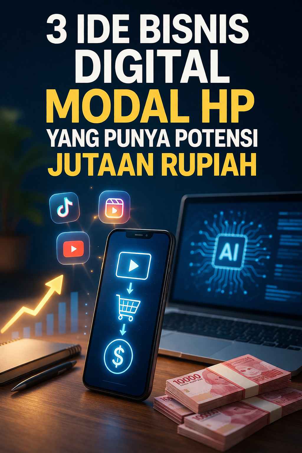 3 Ide Bisnis Digital Modal HP yang Punya Potensi Jutaan Rupiah