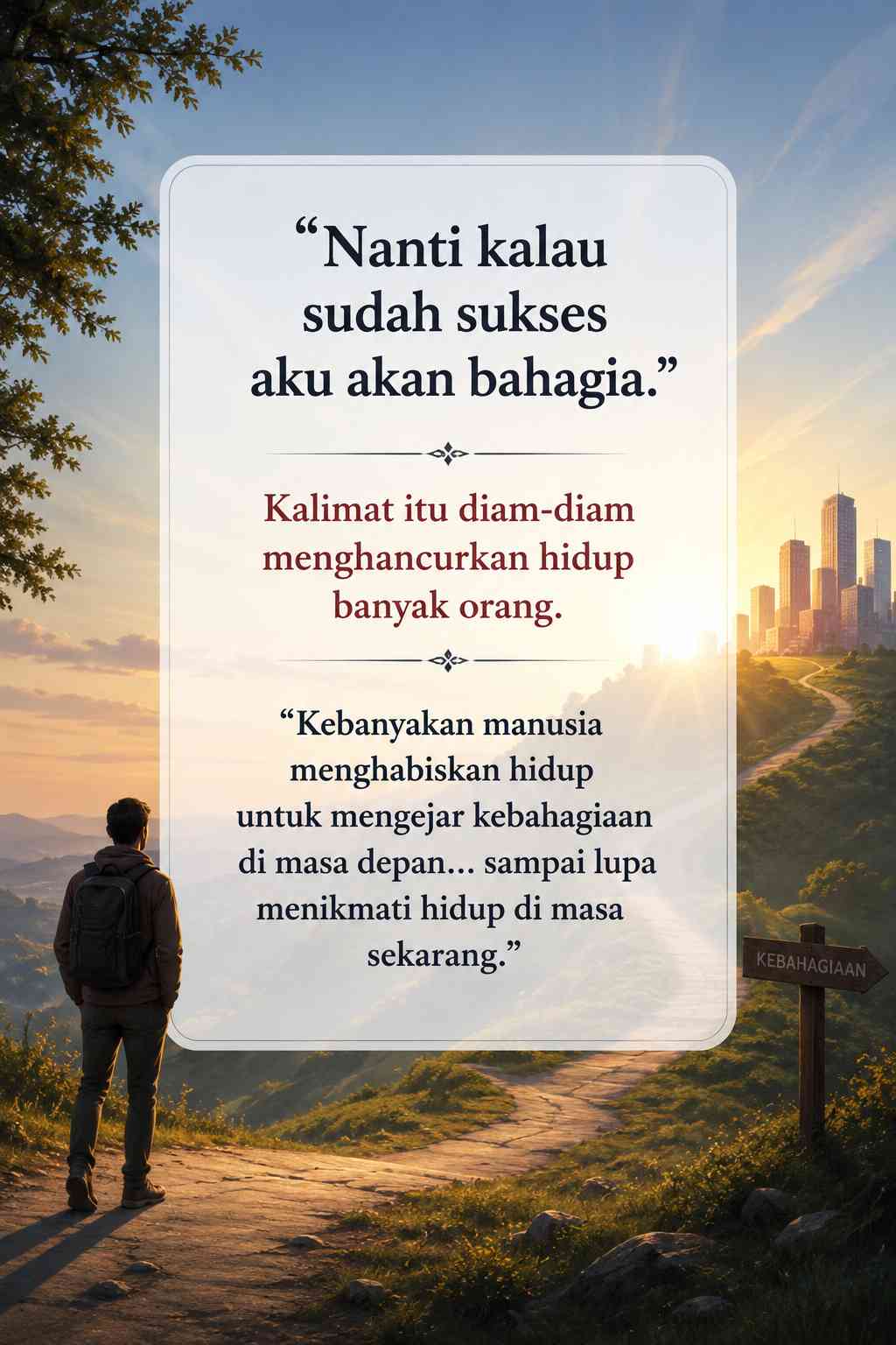 Mengejar Kebahagiaan, Tapi Kenapa Banyak Orang Tetap Tidak Bahagia?